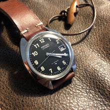 Load image into Gallery viewer, Covert and classy Seiko 7005-8030 'MACV-SOG' Vietnam era field watch
