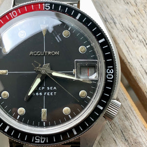 Vintage Bulova Accutron Deep Sea 666 dive watch