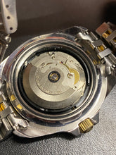 Load image into Gallery viewer, Vintage Zodiac Red Dot two-tone dive watch