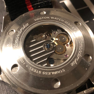 Russian Dual time zone 32 jewel automatic watch - the Vostok Kommandirskie K-34