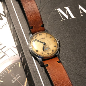 Pobeda Dress Watch, mechanical hand-wound from the fifties - Stunning patina!