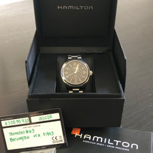 Load image into Gallery viewer, Hamilton H705050 Khaki Field Day Date Auto w/ box and papers