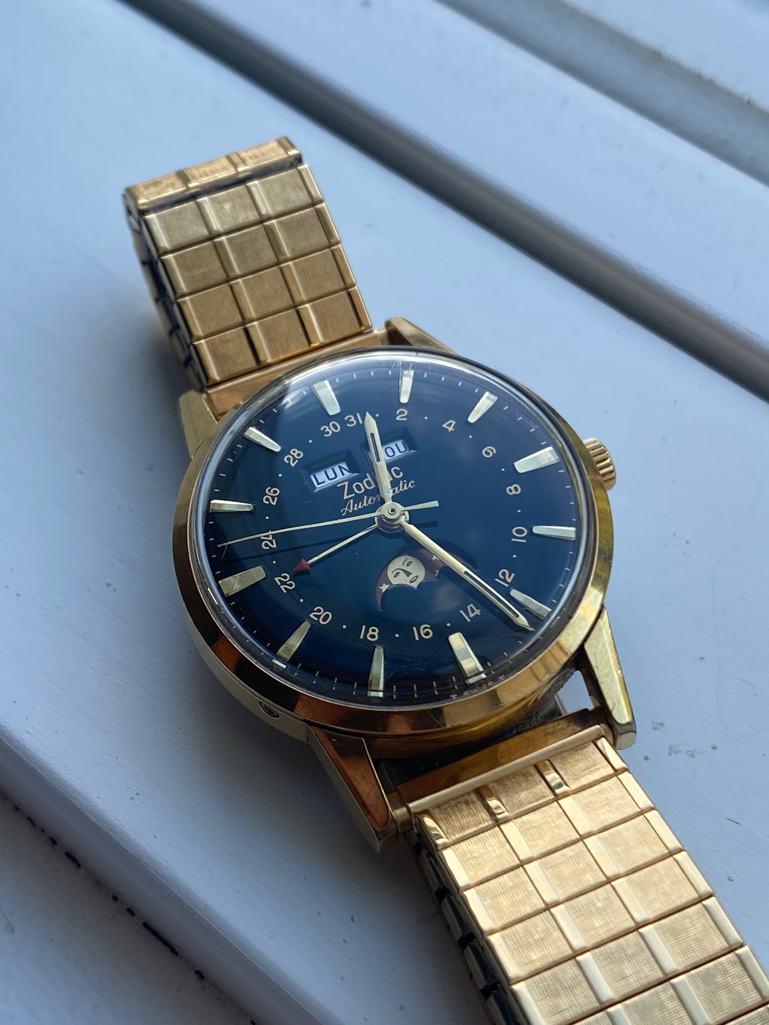 Vintage Zodiac Moonphase (Ref. Grant) – Time & Grooves